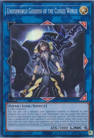 Underworld Goddess of the Closed World - RA02-EN045 - Super Rare