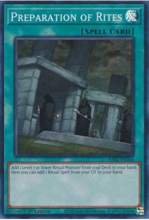 Preparation of Rites - RA02-EN056 - Secret Rare