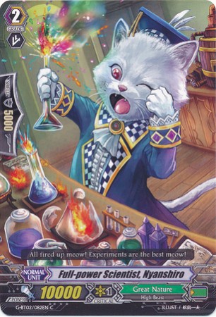 Full-power Scientist, Nyanshiro - G-BT02/082EN - C