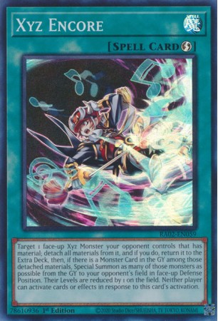 Xyz Encore - RA02-EN059 - Secret Rare