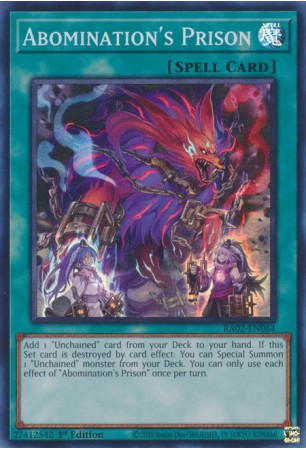 Abomination's Prison - RA02-EN064 - Secret Rare