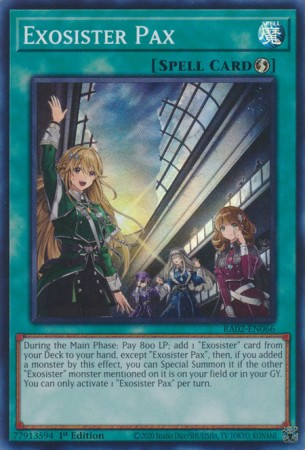 Exosister Pax - RA02-EN066 - Secret Rare