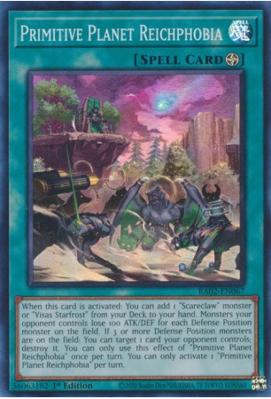 Primitive Planet Reichphobia - RA02-EN067 - Secret Rare