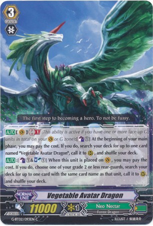 Vegetable Avatar Dragon - G-BT02/093EN - C