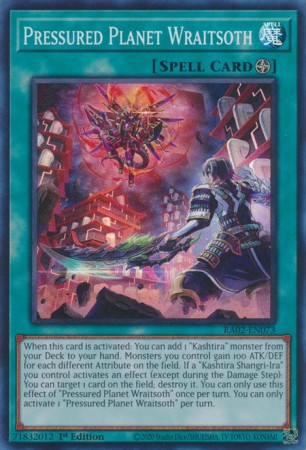 Pressured Planet Wraitsoth - RA02-EN073 - Secret Rare