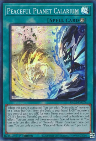 Peaceful Planet Calarium - RA02-EN074 - Secret Rare