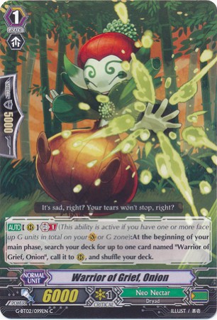 Warrior of Grief, Onion - G-BT02/099EN - C