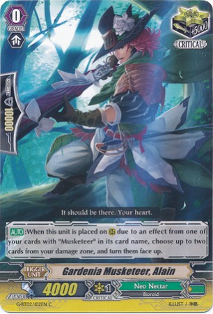 Gardenia Musketeer, Alain - G-BT02/102EN - C