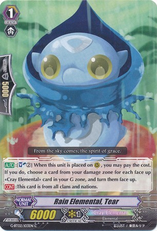 Rain Elemental, Tear - G-BT02/103EN - C