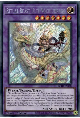 Ritual Beast Ulti-Nochiudrago - BLTR-EN018 - Secret Rare