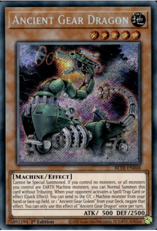 Ancient Gear Dragon - BLTR-EN048 - Secret Rare