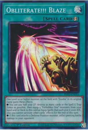 Obliterate!!! Blaze - INFO-EN055 - Super Rare