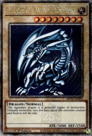 Blue-Eyes White Dragon - MP24-EN001 - Quarter Century Secret Rare