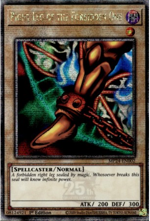 Right Leg of the Forbidden One - MP24-EN002 - Quarter Century Secret Rare