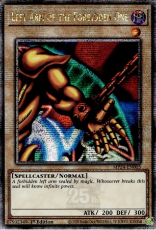 Left Arm of the Forbidden One - MP24-EN005 - Quarter Century Secret Rare