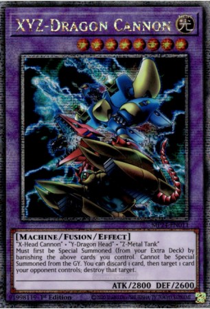 XYZ-Dragon Cannon (alt. art) - MP24-EN011 - Quarter Century Secret Rare