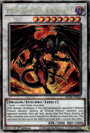 Red Dragon Archfiend - MP24-EN025 - Quarter Century Secret Rare