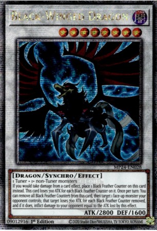 Black-Winged Dragon - MP24-EN028 - Quarter Century Secret Rare