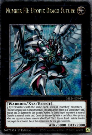 Number F0: Utopic Draco Future - MP24-EN037 - Quarter Century Secret Rare