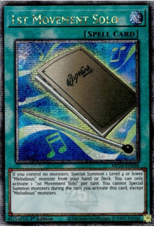 1st Movement Solo - MP24-EN038 - Quarter Century Secret Rare