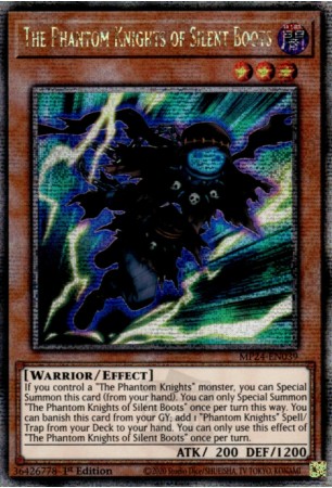 The Phantom Knights of Silent Boots - MP24-EN039 - Quarter Century Secret Rare