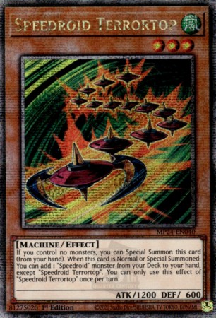 Speedroid Terrortop - MP24-EN040 - Quarter Century Secret Rare