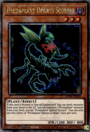 Predaplant Ophrys Scorpio - MP24-EN041 - Quarter Century Secret Rare