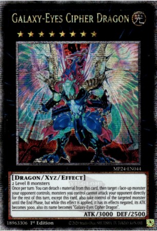 Galaxy-Eyes Cipher Dragon - MP24-EN044 - Quarter Century Secret Rare