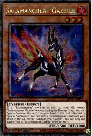 Salamangreat Gazelle - MP24-EN049 - Quarter Century Secret Rare