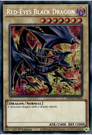 Red-Eyes Black Dragon (alt. art) - MP24-EN054 - Prismatic Secret Rare