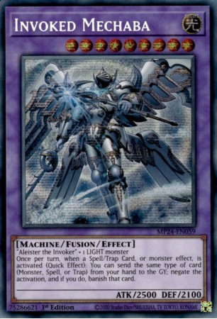 Invoked Mechaba (alt. art) - MP24-EN059 - Prismatic Secret Rare