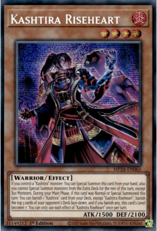 Kashtira Riseheart - MP24-EN065 - Prismatic Secret Rare