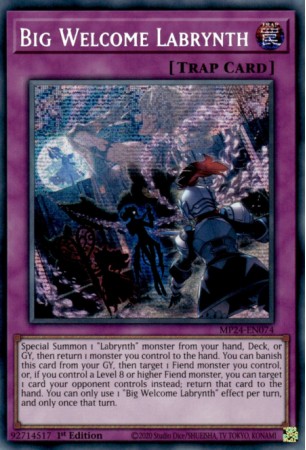 Big Welcome Labrynth - MP24-EN074 - Prismatic Secret Rare