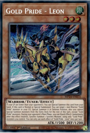 Gold Pride - Leon - MP24-EN075 - Prismatic Secret Rare