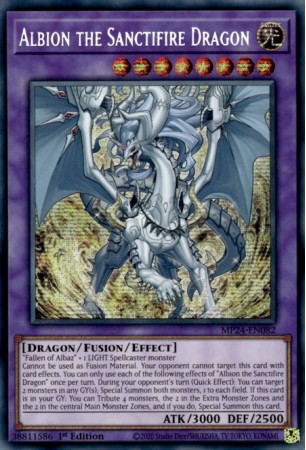 Albion the Sanctifire Dragon - MP24-EN082 - Prismatic Secret Rare