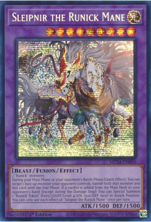 Sleipnir the Runick Mane - MP24-EN096 - Prismatic Secret Rare