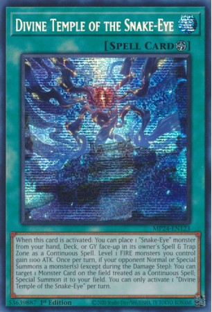 Divine Temple of the Snake-Eye - MP24-EN123 - Prismatic Secret Rare