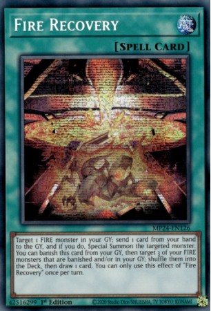 Fire Recovery - MP24-EN126 - Prismatic Secret Rare