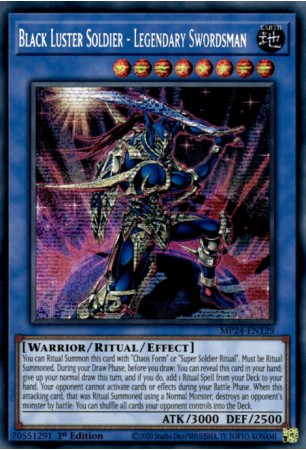 Black Luster Soldier - Legendary Swordsman - MP24-EN129 - Prismatic Secret Rare