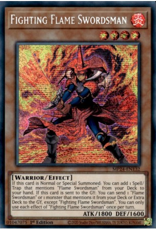 Fighting Flame Swordsman - MP24-EN132 - Prismatic Secret Rare