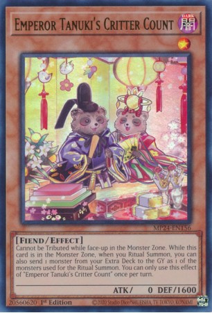 Emperor Tanuki's Critter Count - MP24-EN156 - Ultra Rare