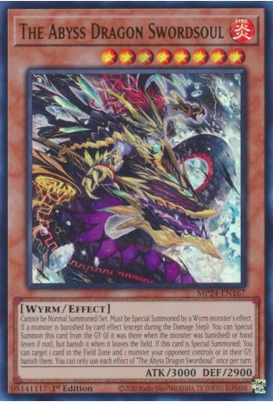 The Abyss Dragon Swordsoul - MP24-EN167 - Ultra Rare