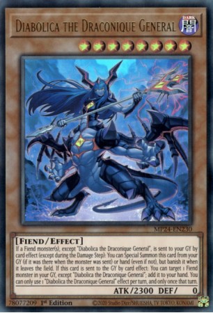 Diabolica the Draconique General - MP24-EN230 - Ultra Rare