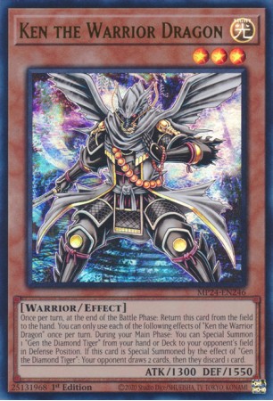 Ken the Warrior Dragon - MP24-EN246 - Ultra Rare