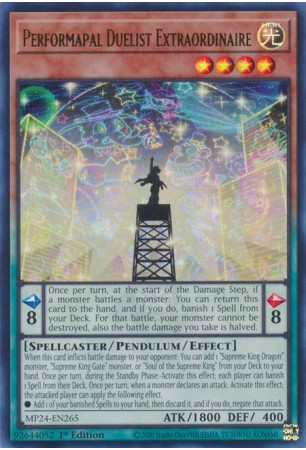 Performapal Duelist Extraordinaire - MP24-EN265 - Ultra Rare