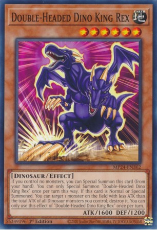 Double-Headed Dino King Rex - MP24-EN362 - Common