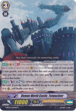 Demon World Castle, Totwachter - G-BT03/045EN - C