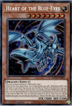 Heart of the Blue-Eyes - ROTA-EN004 - Secret Rare