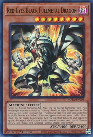 Red-Eyes Black Fullmetal Dragon - ROTA-EN005 - Ultra Rare