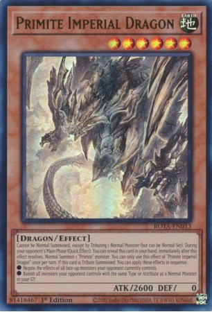 Primite Imperial Dragon - ROTA-EN013 - Ultra Rare